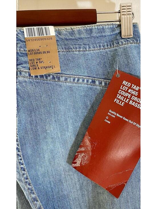 Levi's Denim - NWT Levis Red Tab 565 Straight Jeans Low Rise Women 28x34